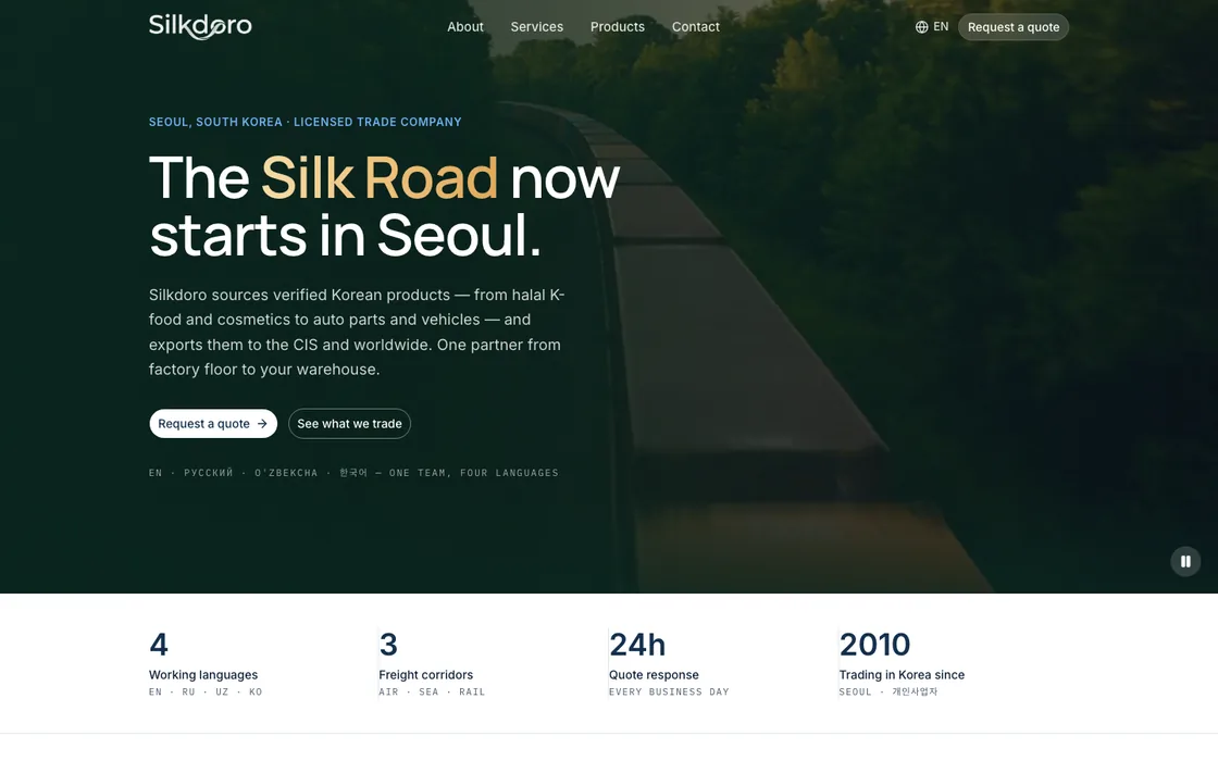 silkdoro.com — The Silk Road now starts in Seoul